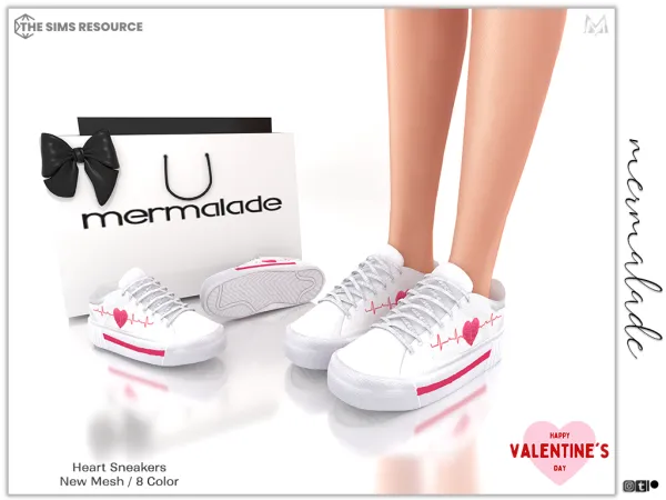 Heart Sneakers (Female) S298