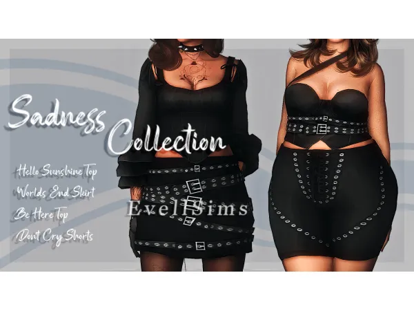 Alpha Sadness Collection by simsfinds - The Sims 4 Custom Content