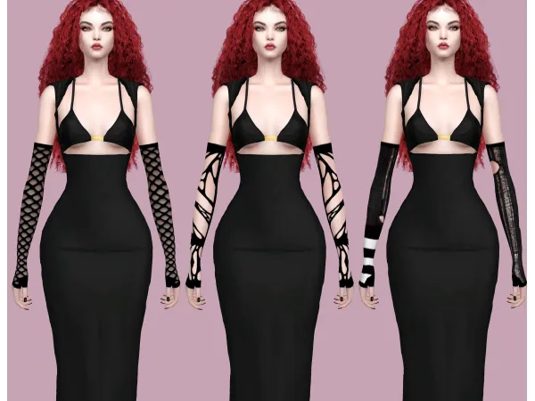 Mix GLOVES dark And Light Moods Jennisims by Jennifer - The Sims 4 Custom Content