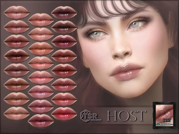 Alpha Host Lipstick ( ) by simsfinds - The Sims 4 Custom Content
