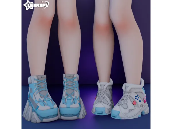 Mix ZPT 0607 Random Shoes by Learxfl - The Sims 4 Custom Content