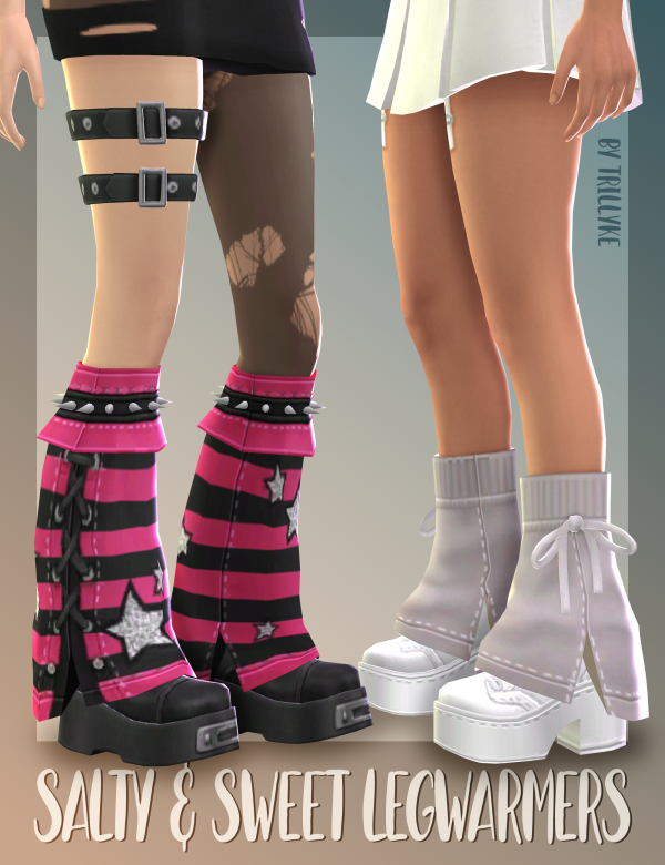 Maxis Match Salty Sweet Legwarmers by simsfinds - The Sims 4 Custom Content