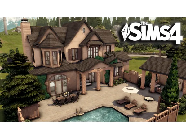 Mix Coorinberg cottage by bojanasims - The Sims 4 Custom Content