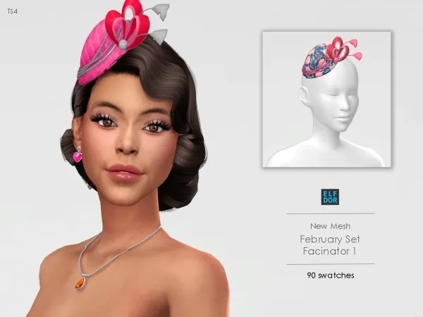 Maxis Match February Facinator 1 by elfdor - The Sims 4 Custom Content
