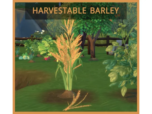 Maxis Match Harestable Barley by icemunmun - The Sims 4 Custom Content