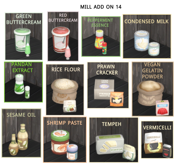 Maxis Match Functional Mill Add on 14 by simsfinds - The Sims 4 Custom Content