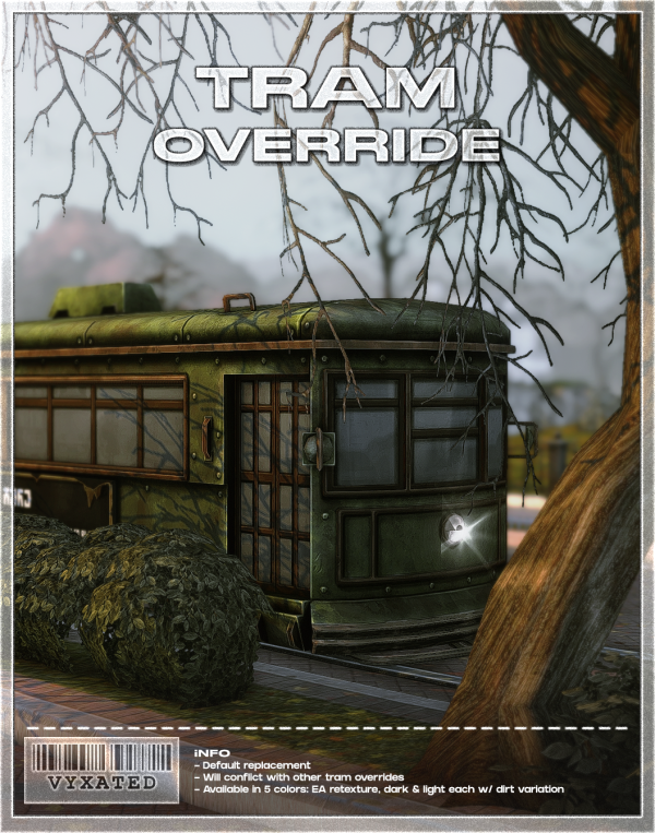 Mix Tram Override by simsfinds - The Sims 4 Custom Content