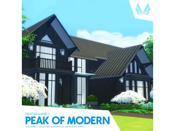 Maxis Match Peak of Modern Growing Together Buildmode Expanded by peacemakeric - The Sims 4 Custom Content