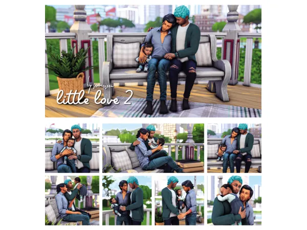 Mix Little love 2 by simmireen - The Sims 4 Custom Content