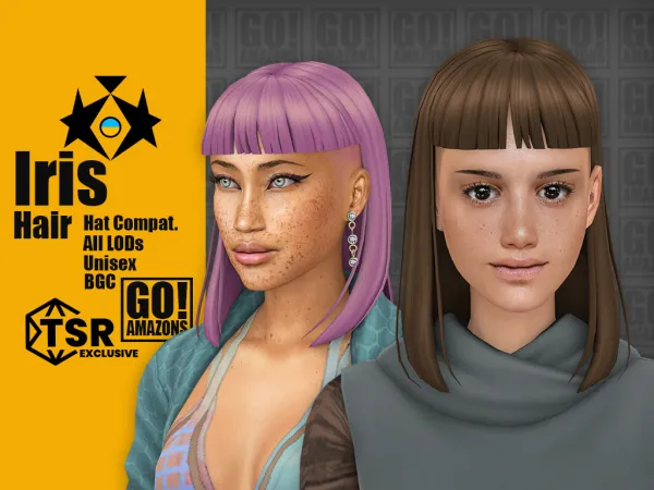 Maxis Match IRIS by goamazons - The Sims 4 Custom Content