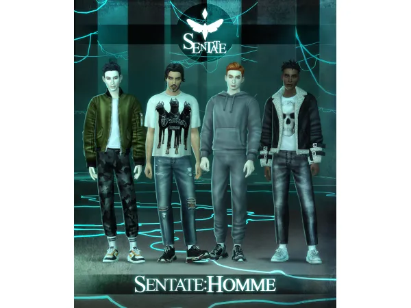 Maxis Match SENTATEHOMME by sentate - The Sims 4 Custom Content