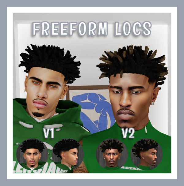 Alpha FREEFORM LOCS by simsfinds - The Sims 4 Custom Content