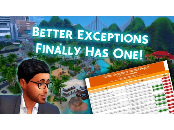 Mix Better Exceptions v313 Menu Hotfix Removal by simsfinds - The Sims 4 Custom Content