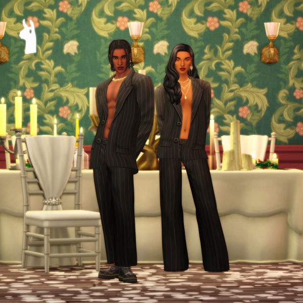 Maxis Match candelight set patron download by simsfinds - The Sims 4 Custom Content