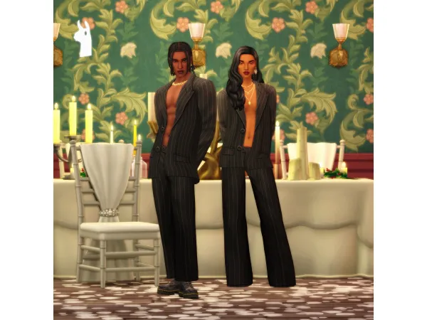 Maxis Match candelight set patron download by greenllamas - The Sims 4 Custom Content