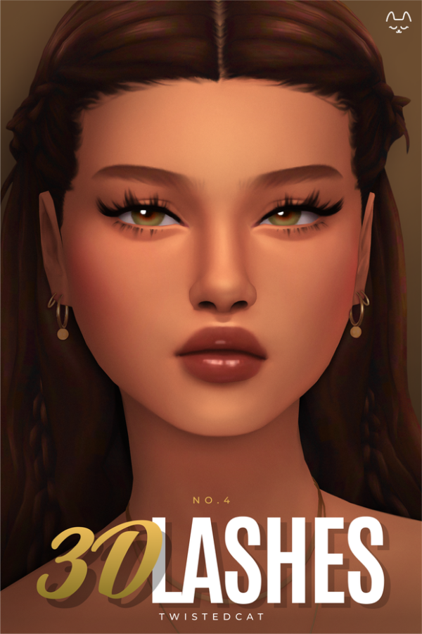Maxis Match 3D Lashes No4(Download) by simsfinds - The Sims 4 Custom Content