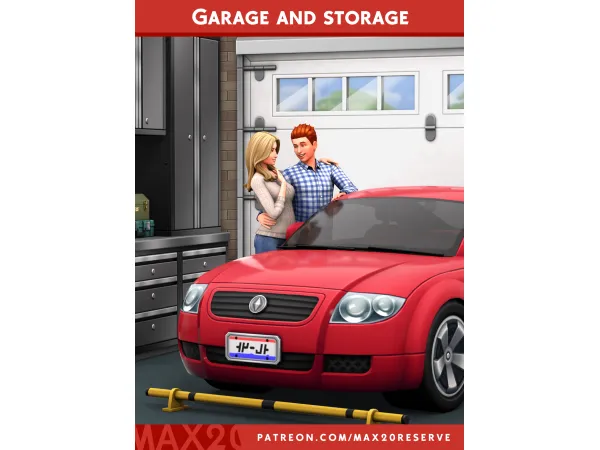 Maxis Match GARAGE AND STORAGE PACK by Max20Reserve - The Sims 4 Custom Content