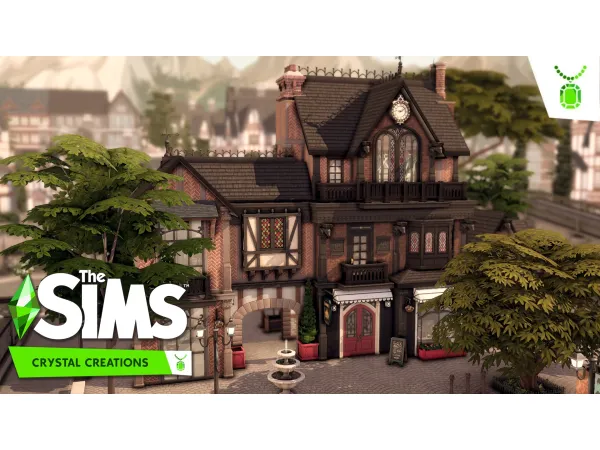 Maxis Match Crystal and Jewelry Shop Crystal Creations by bojanasims - The Sims 4 Custom Content