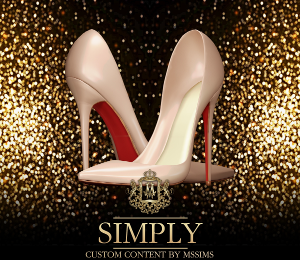 Alpha SIMPLY HIGH HEEL by simsfinds - The Sims 4 Custom Content