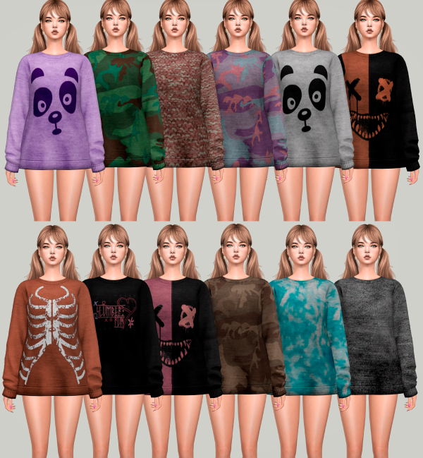 Maxis Match Mini Dress 14 different designs Jennisims by simsfinds - The Sims 4 Custom Content