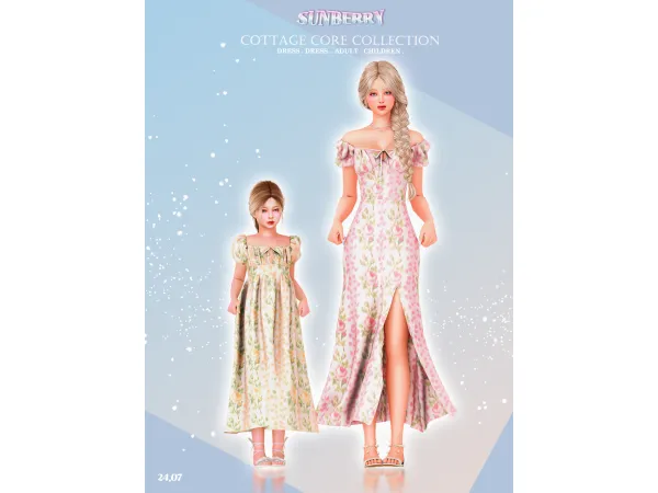 Alpha [SUNBERRY]Cottagecore Collection - The Sims 4 Custom Content