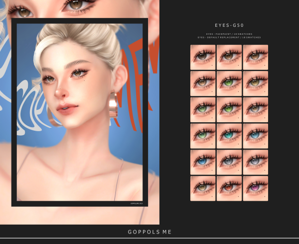 Alpha GPME GOLD Eyes G50 by simsfinds - The Sims 4 Custom Content