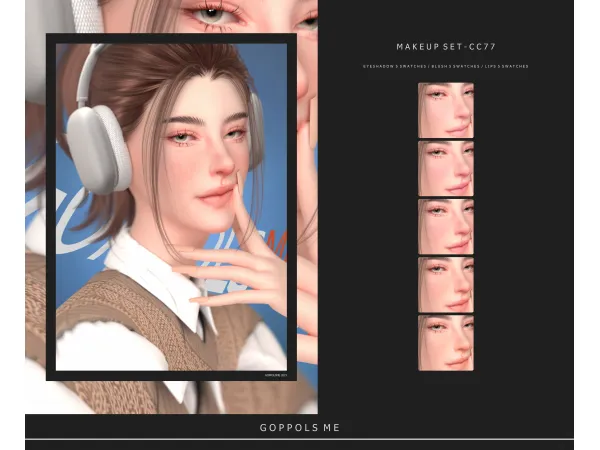 GPME-GOLD MAKEUP SET CC77 by goppolsme