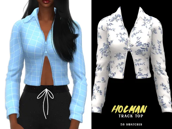 Mix Holman Track Top by grafity-cc - The Sims 4 Custom Content