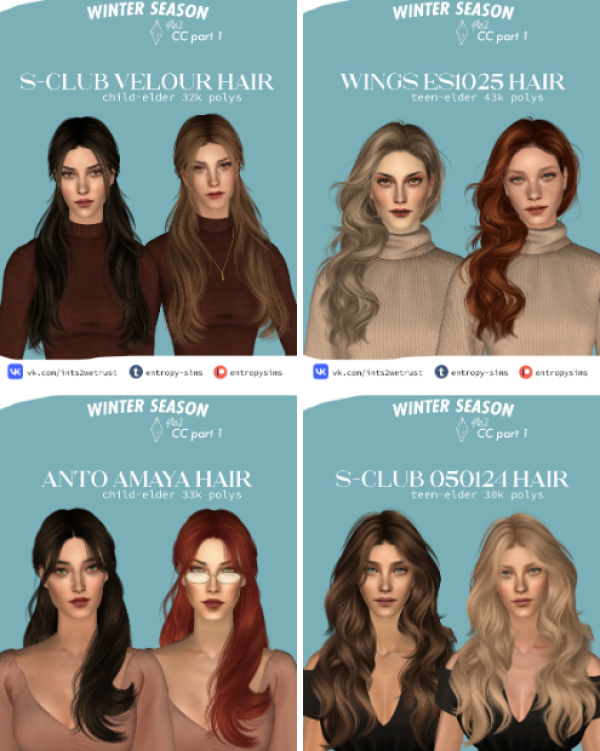 Winter Season part 1 by simsfinds - The Sims 2 Custom Content