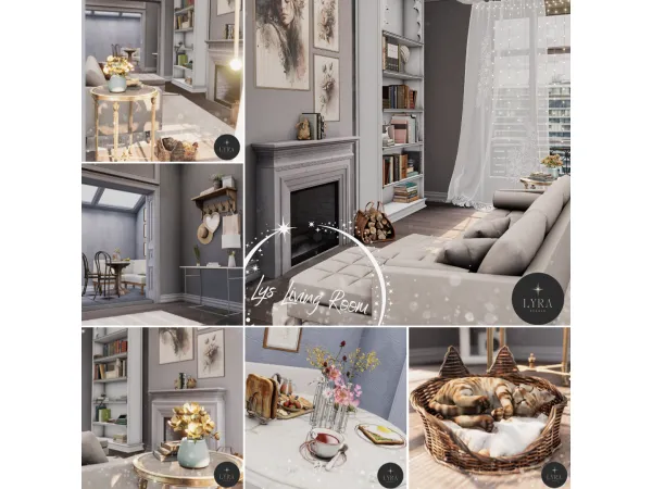 [LS] Lys Living Room - Blender Scene