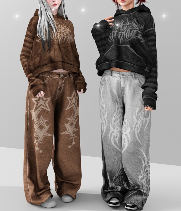 Alpha Too late set by babyetears - The Sims 4 Custom Content