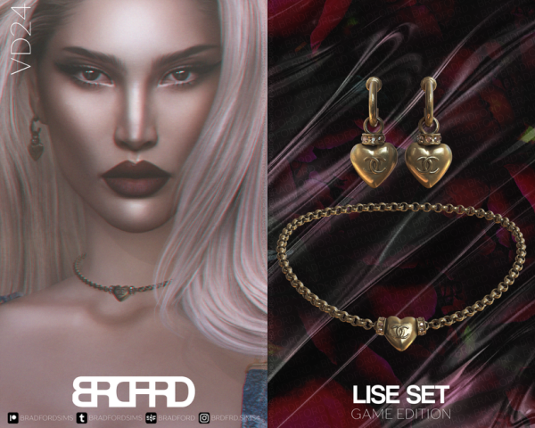 Alpha [VD24] LISE SET GAME EDITION by simsfinds - The Sims 4 Custom Content