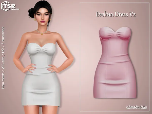 Alpha Evelina Set v2 by simsfinds - The Sims 4 Custom Content