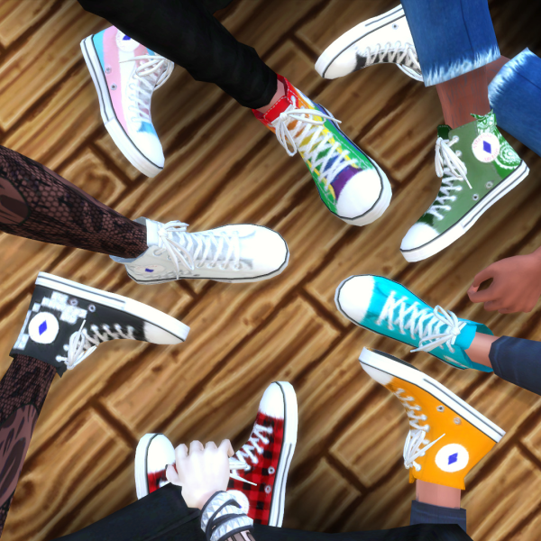 Mix rising star shoes by simsfinds - The Sims 4 Custom Content