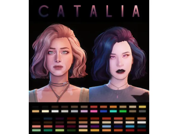 Catalia Hair by SimMandy