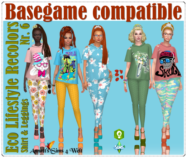 Maxis Match Eco Lifestyle Recolors Nr 6 Basegame compatible by simsfinds - The Sims 4 Custom Content