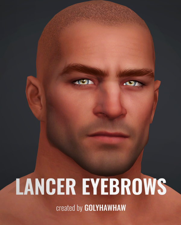Mix Lancer Eyebrows by simsfinds - The Sims 4 Custom Content