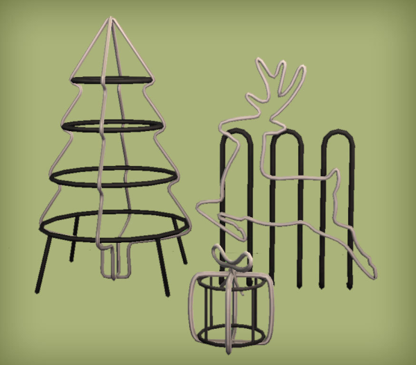 Littledica Holidays 2020 Lights for by simsfinds - The Sims 2 Custom Content