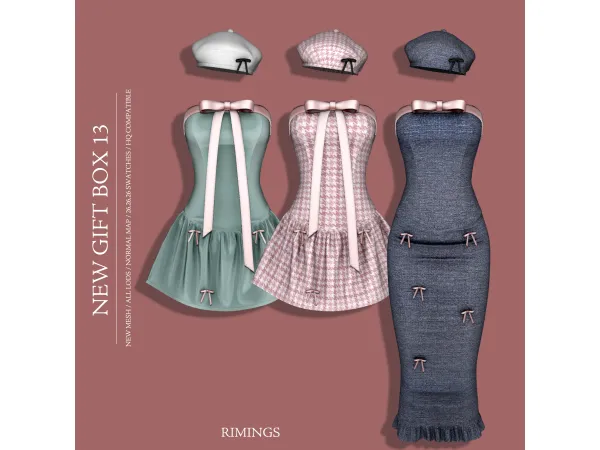 Alpha [RIMINGS] NEW GIFT BOX 13 by RIMINGs - The Sims 4 Custom Content