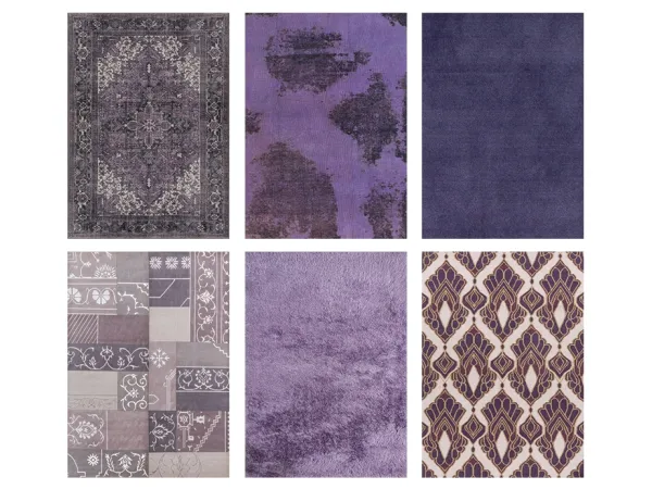 Mix Purple Rug Collection by SimileBuilds - The Sims 4 Custom Content
