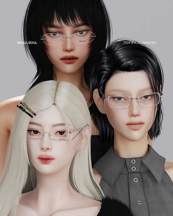 Alpha SIMS4 Glasses 2024 14 by simsfinds - The Sims 4 Custom Content