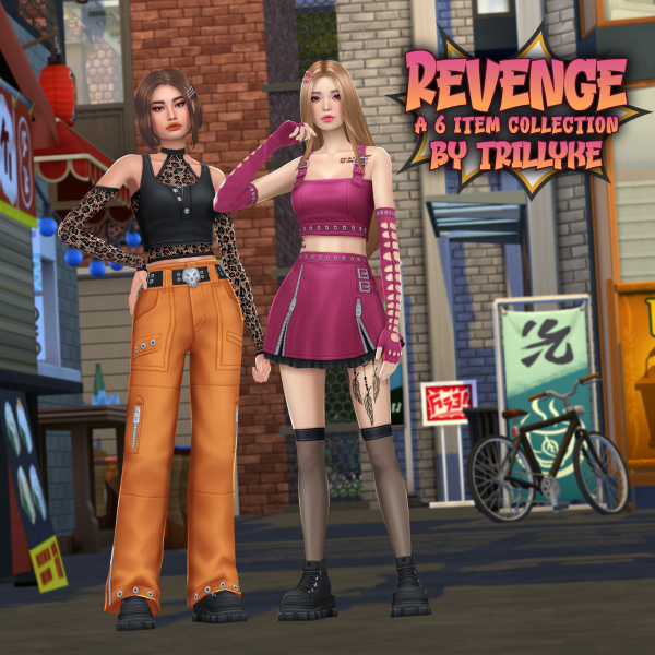 Maxis Match REVENGE COLLECTION by simsfinds - The Sims 4 Custom Content