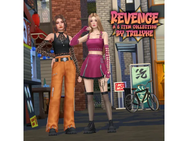 Maxis Match REVENGE COLLECTION by trillyke - The Sims 4 Custom Content