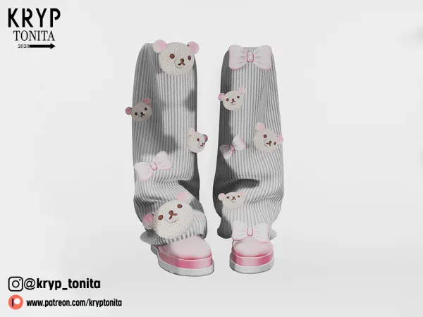 Maxis Match Boot My little bear by kryptonita - The Sims 4 Custom Content