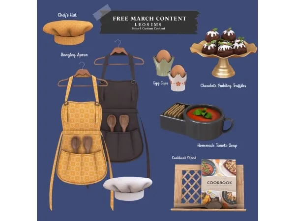Mix Free March Content - The Sims 4 Custom Content