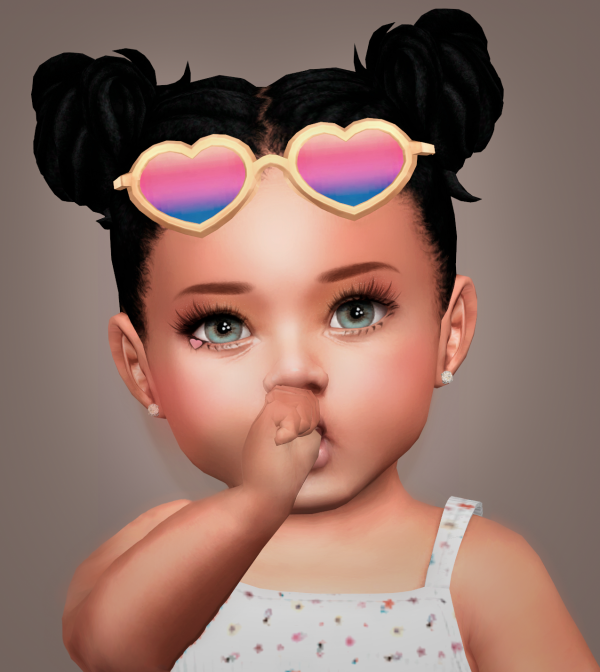 Maxis Match infant Heart Glasses Jennisims by simsfinds - The Sims 4 Custom Content