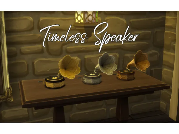 Maxis Match Timeless Stereo by Naunakht - The Sims 4 Custom Content