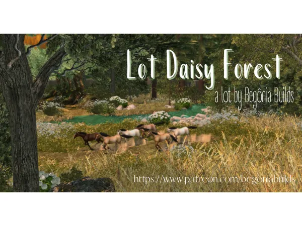 Daisy Forest - CC Files Free by begoniabuilds