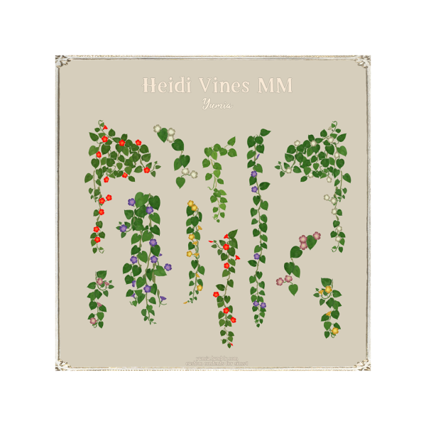 Mix Heidi Vines by simsfinds - The Sims 4 Custom Content