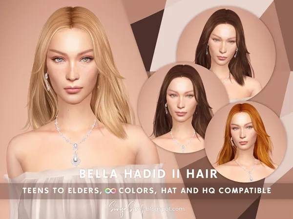 Alpha Bella Hadid II NOW FREE by simsfinds - The Sims 4 Custom Content